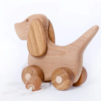 Wooden Pull Along Beagle